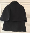 Vertigo Paris Black Cape Blazer Capelet Tailored Size 12 New