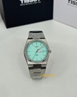 New Tissot Prx 40mm Men s Watch Quartz Watch Light Green Dial T137 410 11 091 01