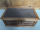 Antique J p Oak Spool Thread Cabinet