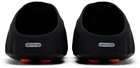 Nike Men s Black Clog Slip-on Slippers With Orange Sole  Flat Heel  Closed Toe