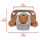 Brake Caliper W  Pad   Line For Polaris Magnum 425 1995-1998 Front Right Left