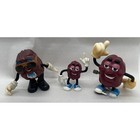 Vintage California Raisins Pvc Figures Lot Of 11 Wind Up Skateboarder Band 1980s