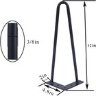 12 Inch Hairpin Legs Solid Steel Furniture Table Feet 4pcs  Heavy Duty Hairpin F