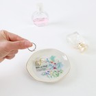 Home Smile Sister In Christ Jewelry Ring Dish Tray With Dynamic White 