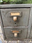 Vintage Library Bureau Sole Makers 4 Drawer Card Catalogue Box 