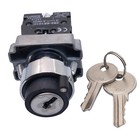 Us Stock 2pcs Xb2-bg21 2 Position N o Locked Key Operated Selector Switch