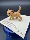 Hagen-renaker Cat Porcelain Tabby Kitten Figurines Set Of 2 
