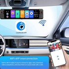 360 Degree View 4 Channel Dash Cam 4k Car Rearview Mirror Camera With Adas Bsd