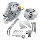 Saginaw Power Steering Pump double 2-groove Pulley bracket Kit For Sbc Bbc Chevy