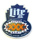 Vintage Miller Lite Beer Pin Superbowl 1996 Sun Devil Stadium Arizona Football