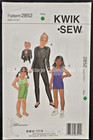 Kwik Sew Pattern 2852 Girls Performance Dance Leotard Size 4 5 6 7 Uncut Ff