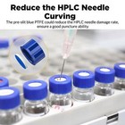 4000pcs Lab 2ml Autosampler Vials caps Clear Glass Bottle 9-425 Screw Thread Top
