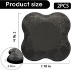 2 Pack Yoga Knee Pads Mat Set - Extra Thick Foam Kneeling Pad Cushion For Knees 