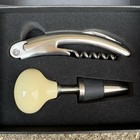 Official Mercedes Benz Wine Set Corkscrew Stopper Vintage Gear Shift Knob Boxed