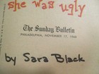 1968 Philadelphia Sunday Bulletin    little Girl Who Thought She Was Ugly    Comic 