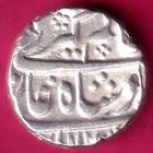 Mughals Muhammad Shah Ry 6 Gwalior Mint One Rupee Silver Coin  zz1518