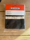 Le Creuset 100  Cotton Chefs Adult Apron Black New Nwt