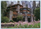 2 Postcards Yosemite National Park  Ca   Winter spring Ahwahnee Hotel 4 x6 