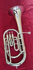 Alto Horn Jazz   Brass Band Musical Instrument Silver Chrome Polish Eb Pitch