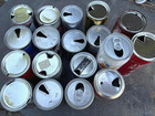 Foreign Beer Can Lot Of 18 Empty - Pull Tab Or Flat Top Cans  Old Foreign Cans