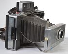 Vintage Polaroid Automatic 100 Land Camera With Strap -read Description