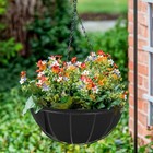 14inch Round Hanging Basket Liners  6 Pack Durable Nonwoven Fabric