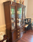 1950s Vintage Drexel Mahogany China Cabinet