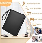 9 Pocket Trading Card Binder 900 Cards Zipper Binder Collection Album For Game