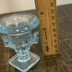 Imperial Glass Iridescent Light Blue 3 Inch Miniature Urn