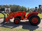 Kubota L3901 Tractor Loader With Grapple