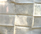 Vintage Fraser   C0  Rug Hooking Pattern Burlap Coral Sea 33  X57 