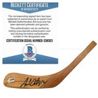 Adam Oates Auto Hockey Stick Washington Capitals Signed Memorabilia Beckett Coa