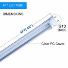 T8 6000k Bright White 22 Watt T12 Lamp 4 Feet Led Light Bulb 5000k 6500k