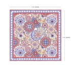 100 silk Men s Pocket Square Red Classical Pattern Handkerchief 11 8in 30cm