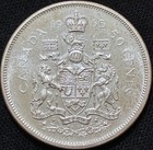 1965 Canadian Silver 50 Cents Uncirculated Half Dollar Coin
