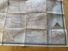 Vintage 1945 National Geographic The United States Map Folded Brochure Usa