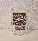 Set Of 10 Falstaff Beer Vintage Beer Tasting Barrel Shaped Glasses 