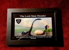 The Loch Ness Monster Stone Relic From Scotland Soil Sample Framed With Coa