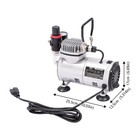 Airbrush Spray Booth portable Hobby Airbrush Paint Spray Booth Kit W  Led Light