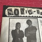 Authentic 1991 Sonic Youth Sonic Death Fan Club Fanzine Issue  1 Vintage Zine