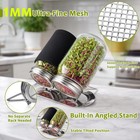 Xunwkongg Stainless Steel Sprouting Lids For Wide 64mm  2 Pack