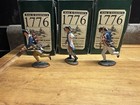 King   Country 1776 Revolutionary Continental Army Lot Of 3 Figures Mib 1 30