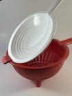 New  Tupperware Saladin Sieve And Strainer Set