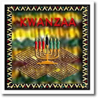 Ht_27333_1 Candle Of Kwanzaa-iron On Heat Transfer For White Material  8 By 8-in