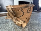 Antique Handwoven Burden Basket From The Yanomami People 