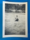 1950s African American Woman Sitting In Park Cars Black Americana Photo
