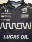 Men   s Honda Schmidt Peterson Black Motor Sports Indy Car Racing Crew Shirt Xl
