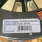 Bare Copper Wire  10awg Service Wire Co   5 26mm2  Solid Soft Drawn 300ft