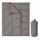 79x55 Camping Blanket Down Alternative Warm Outdoor Waterproof Quilt Wearable