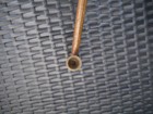 Unusual Antique Vintage Hickory Shaft Round Brass  Cylinder Head Putter